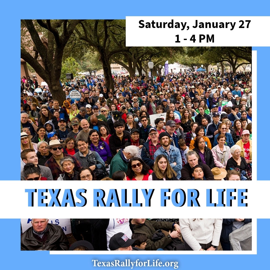 2024 Texas Rally for Life Social Media Images and Suggested Post