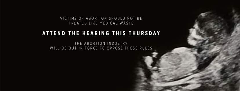 Fetal Dispsotion Rules Hearing
