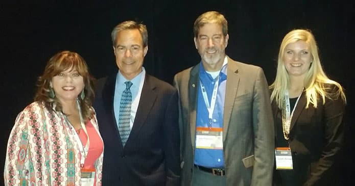 TAl Staff with Joe Straus at Tribfest